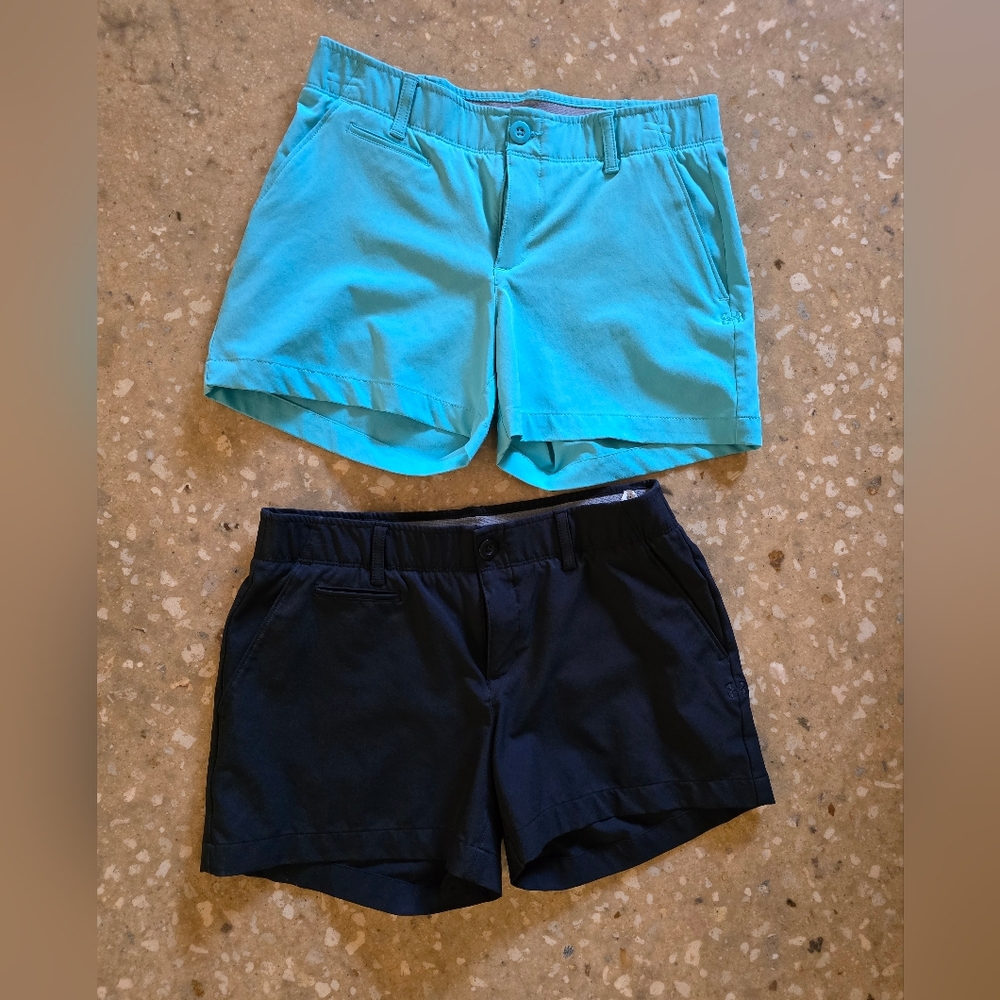 Set of 2 Under Armour Womens Golf Shorts Size 4